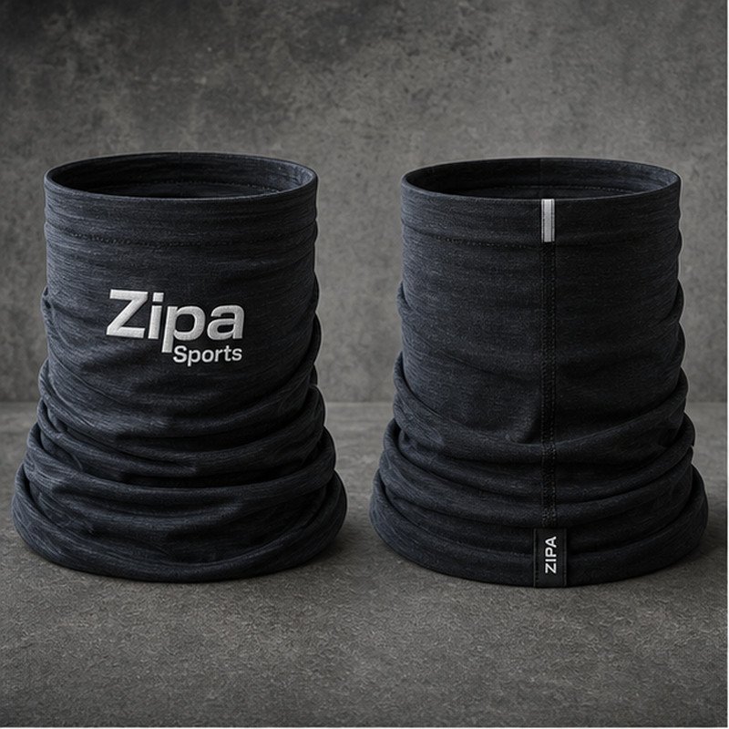 Custom tubular neck gaiter and snood manufactured by ZipaSports