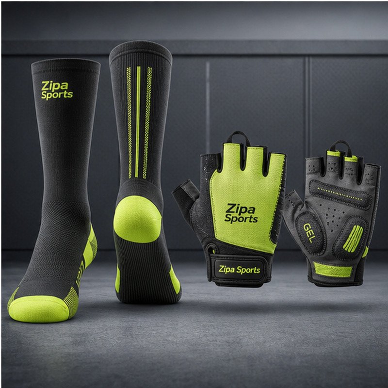 Custom cycling socks manufactured by ZipaSports