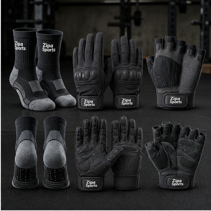 Custom fingerless cycling mitts manufactured by ZipaSports