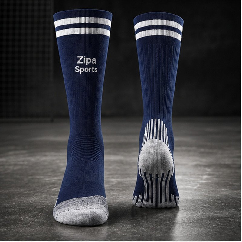 Custom junior team socks manufactured by ZipaSports