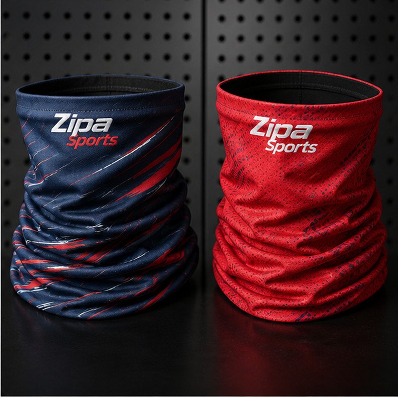 Custom multifunction neck tube manufactured by ZipaSports
