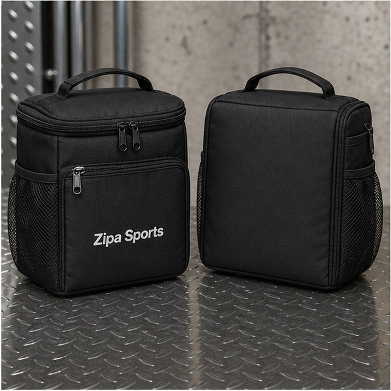 Custom insulated lunch bag manufactured by ZipaSports