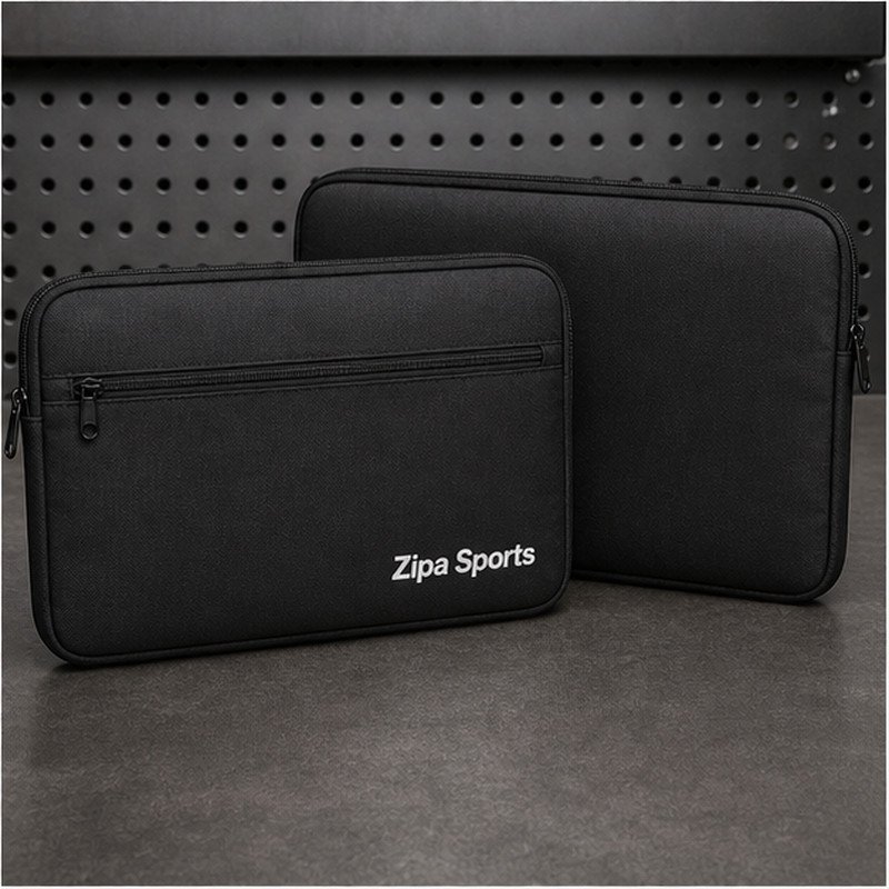 Custom neoprene laptop sleeve manufactured by ZipaSports