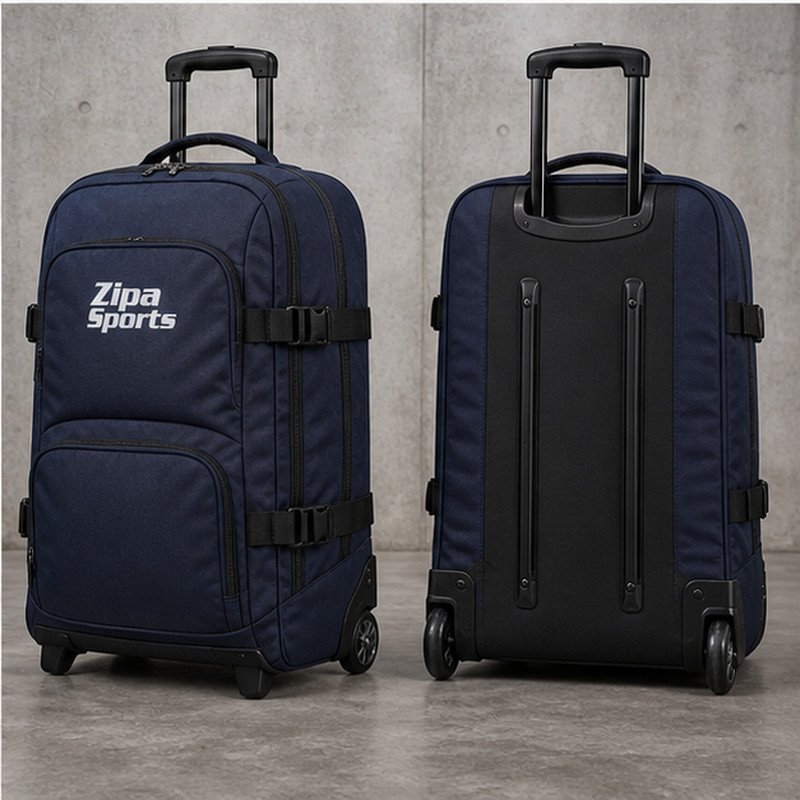 Custom wheeled cabin holdall manufactured by ZipaSports