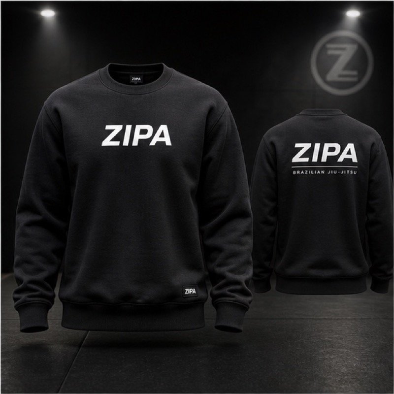Custom BJJ academy crewneck sweatshirt manufactured by ZipaSports