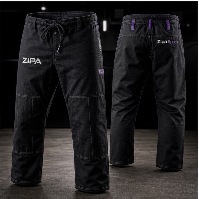 Custom ripstop BJJ gi trousers manufactured by ZipaSports