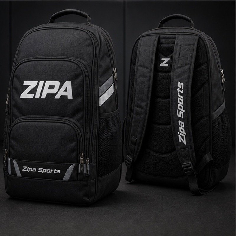 Custom boxing gear backpack with ventilated glove compartment made by ZipaSports