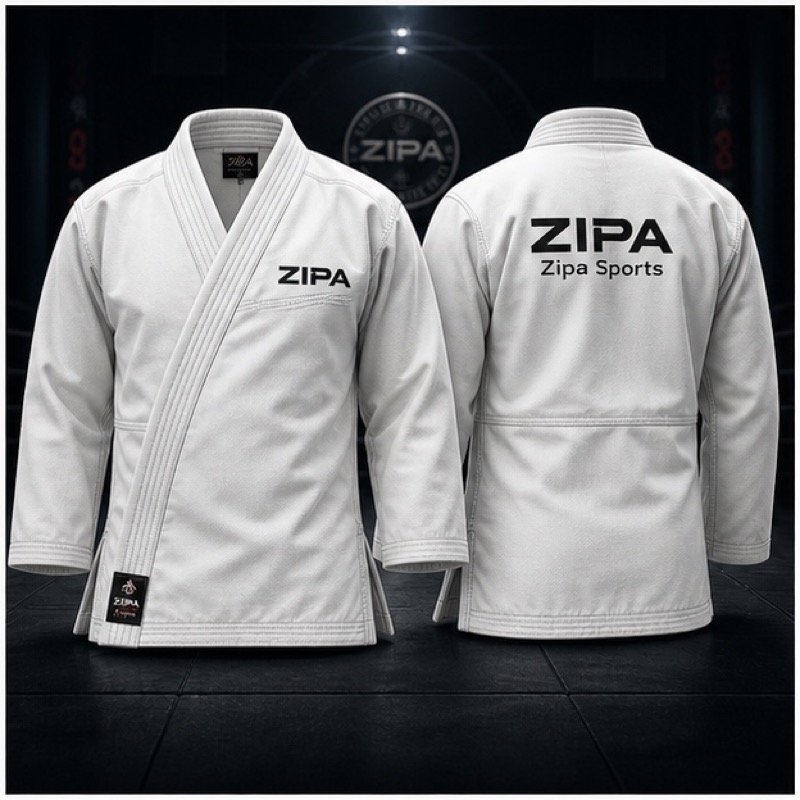 Custom karate gi jacket sold separately manufactured by ZipaSports