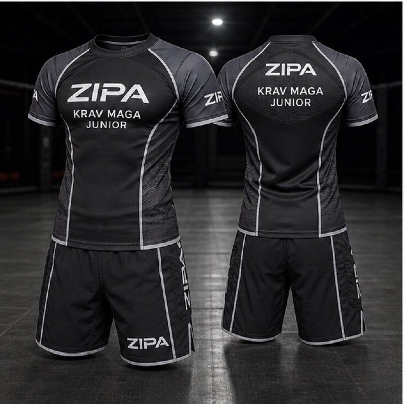 Custom junior krav maga training kit manufactured by ZipaSports