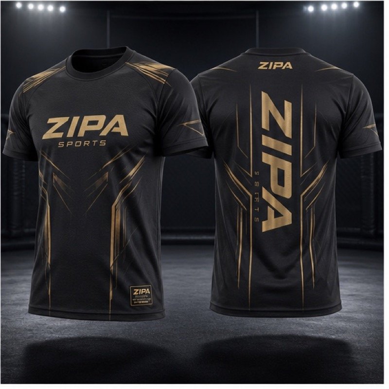 Custom MMA fighter walkout tee manufactured by ZipaSports