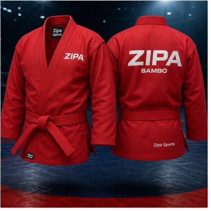 Custom combat sambo kurtka manufactured by ZipaSports