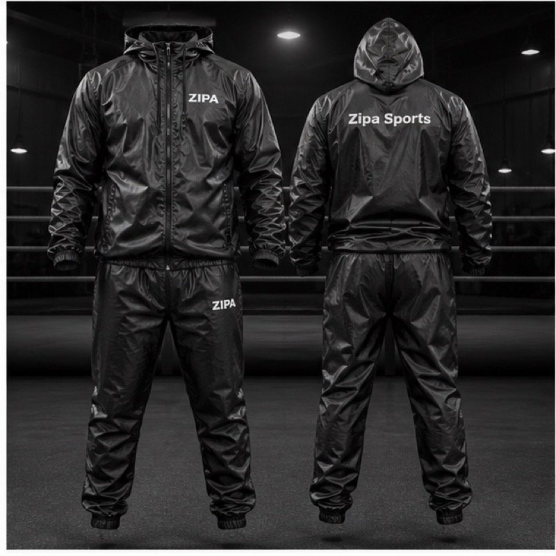 Custom sambo weight-cut sauna suit manufactured by ZipaSports