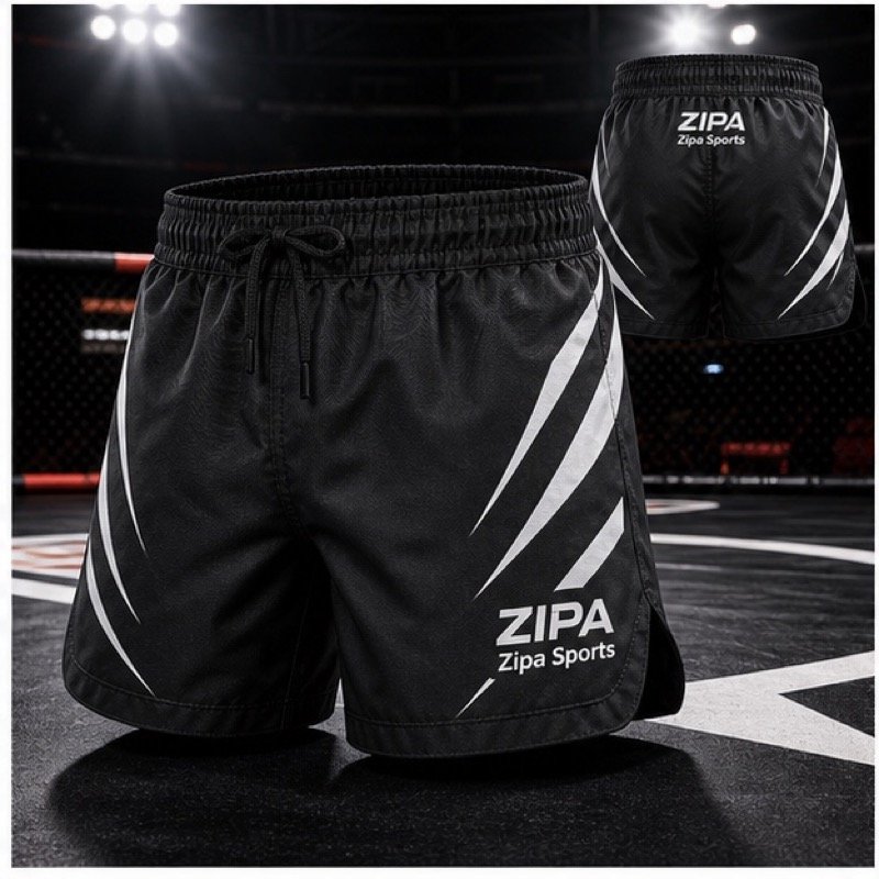 Custom taekwondo training shorts manufactured by ZipaSports