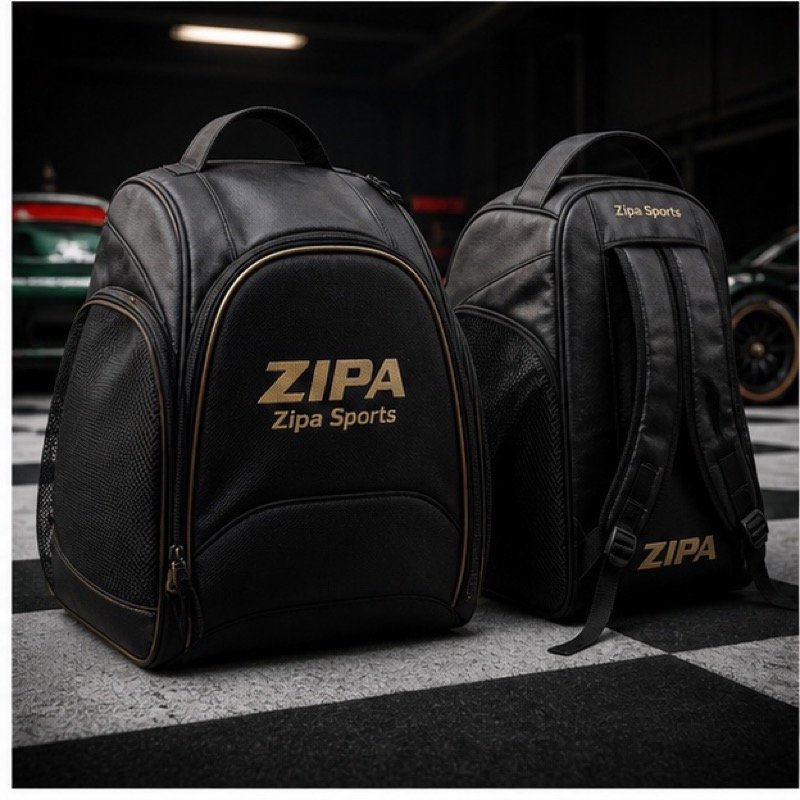 Custom vented wrestling headgear bag with clip loop by ZipaSports