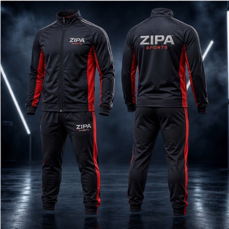 Custom wrestling team tracksuit manufactured by ZipaSports