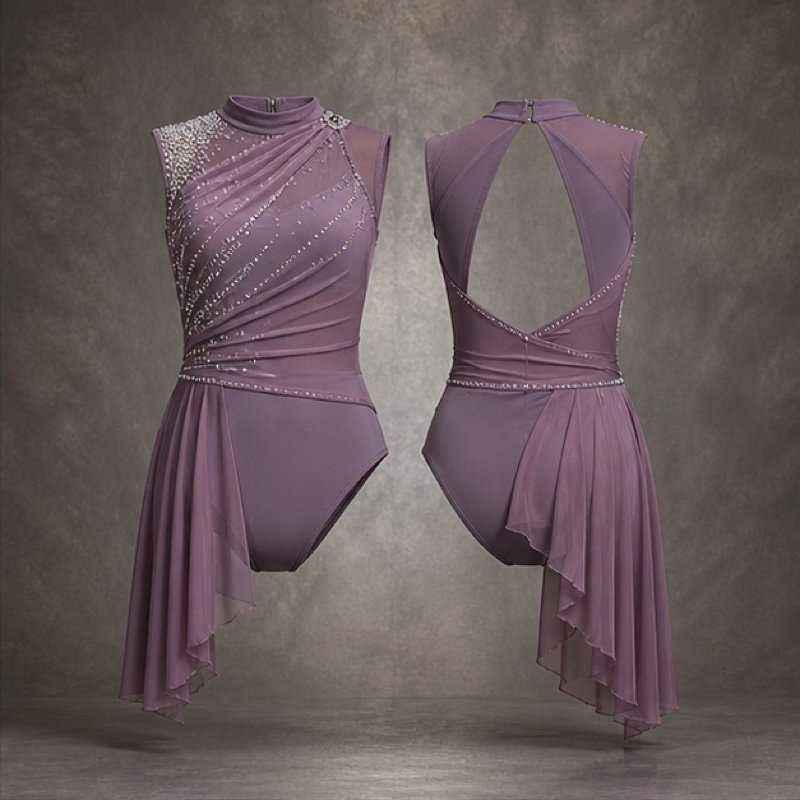 Custom contemporary dance costume set manufactured by ZipaSports