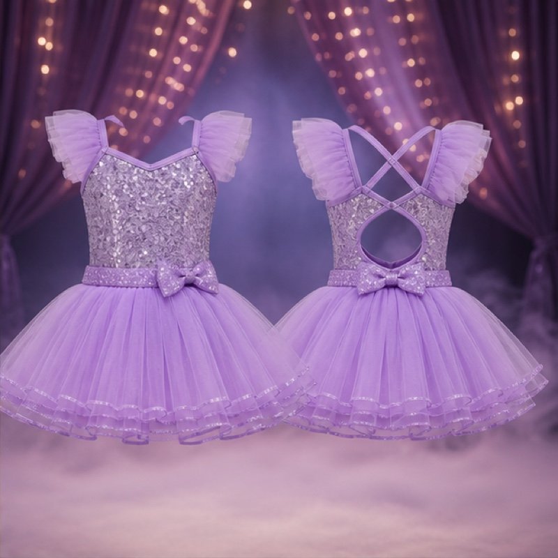 Custom kids dance recital costume manufactured by ZipaSports