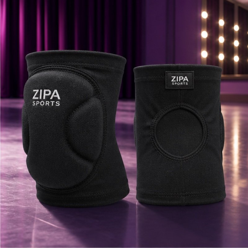 Custom dance knee pads manufactured by ZipaSports