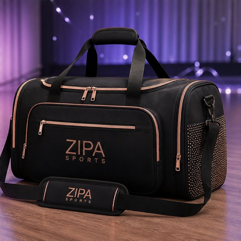 Custom competition weekender bag manufactured by ZipaSports