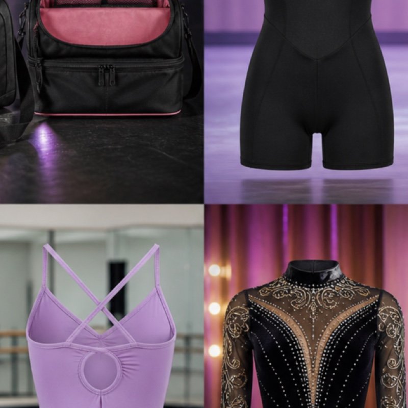 Custom wet-dry dance kit bag manufactured by ZipaSports