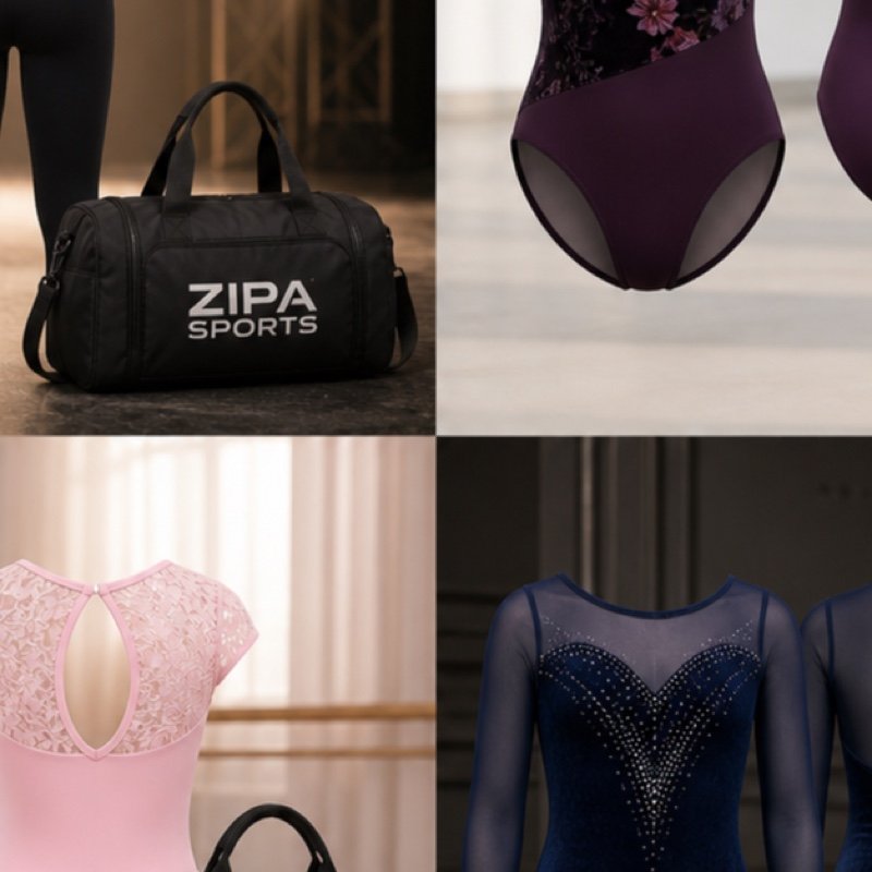 Custom full-length dance unitard manufactured by ZipaSports