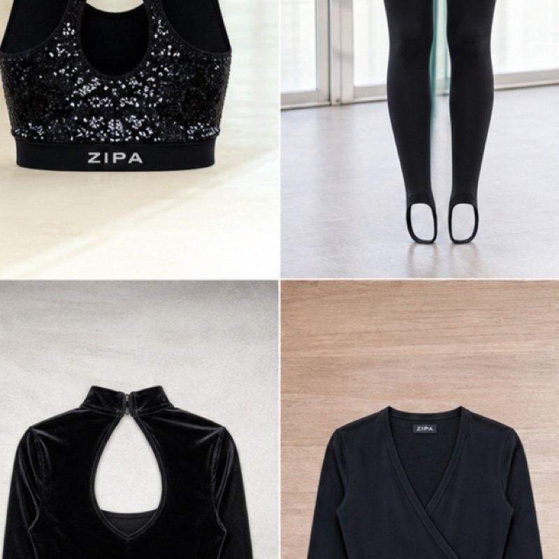 Custom sequin performance tops manufactured by ZipaSports
