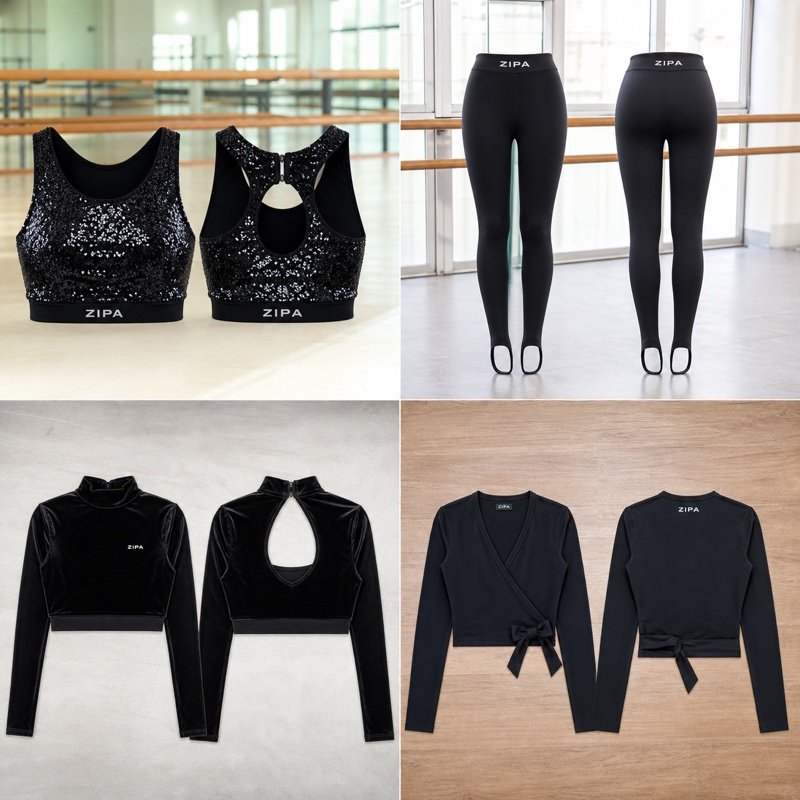 Custom velvet performance tops manufactured by ZipaSports