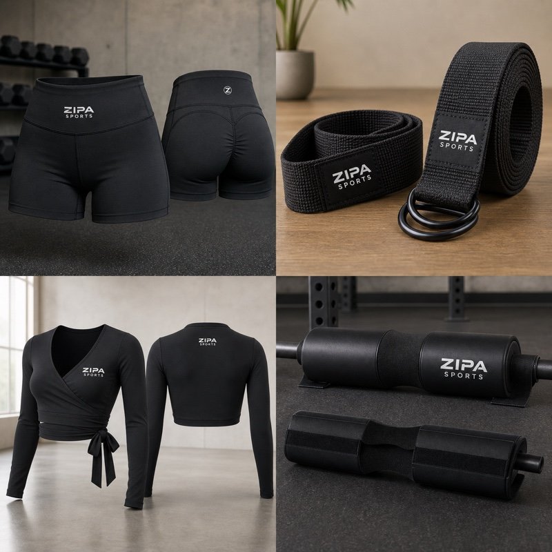 Custom yoga wrap top manufactured by ZipaSports