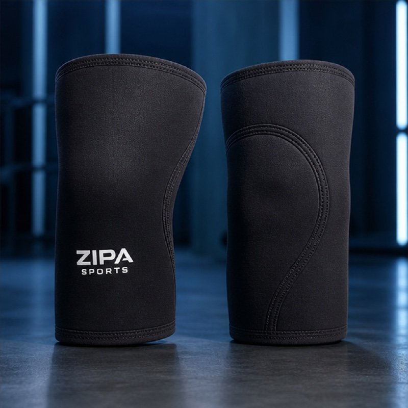 Custom neoprene elbow sleeves manufactured by ZipaSports