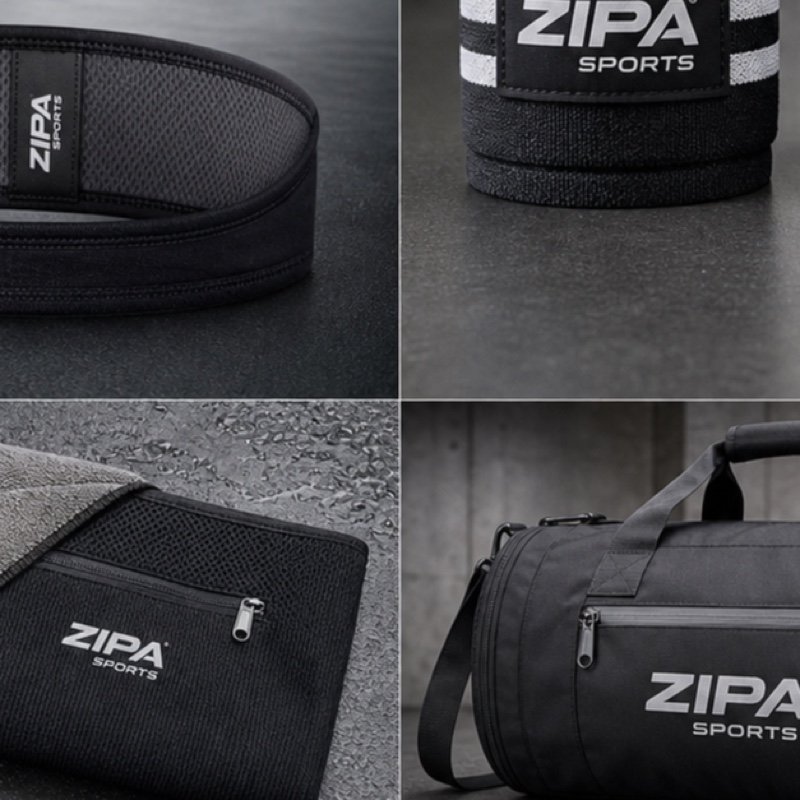 Custom wide gym headband manufactured by ZipaSports
