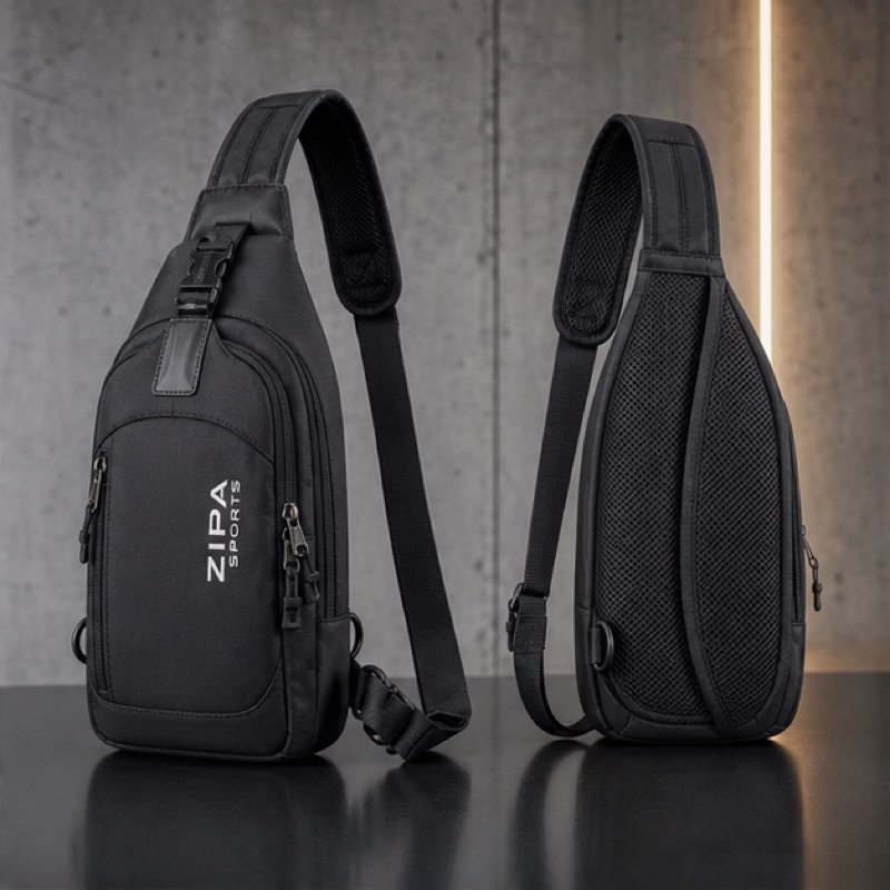 Custom crossbody sling bag manufactured by ZipaSports