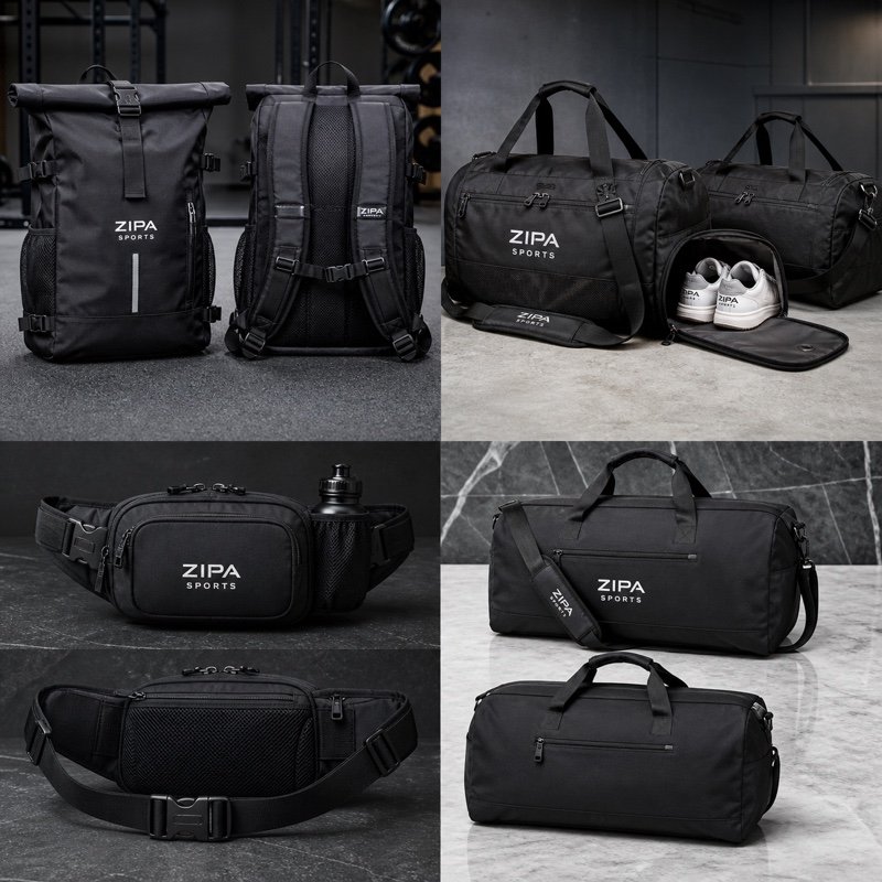 Custom training waist pack manufactured by ZipaSports