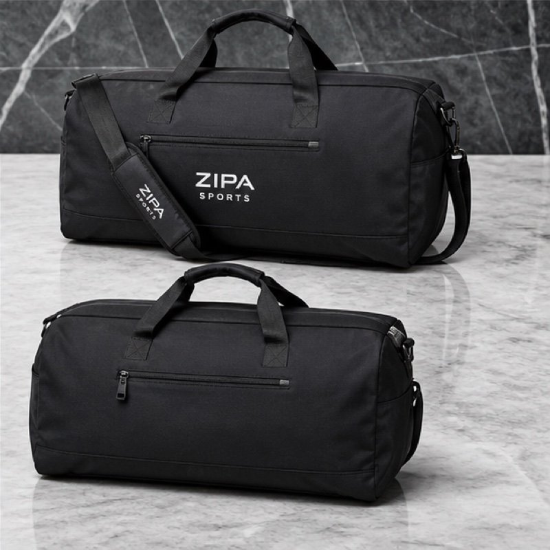 Custom weekend travel holdall manufactured by ZipaSports