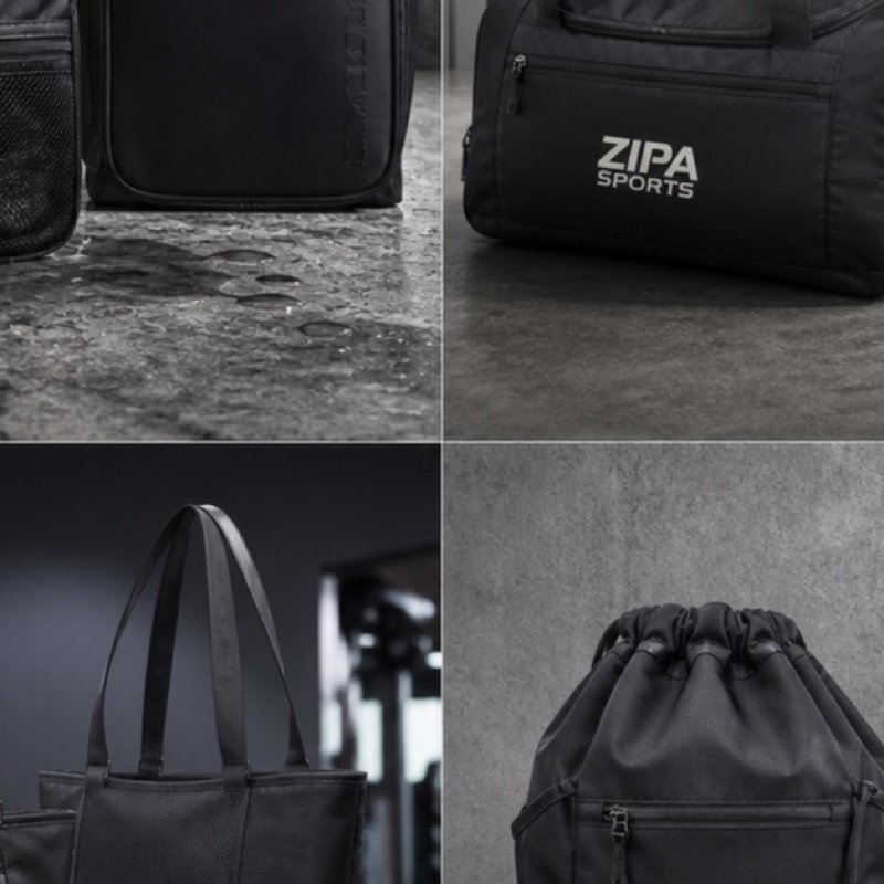 Custom wet and dry gym bag manufactured by ZipaSports