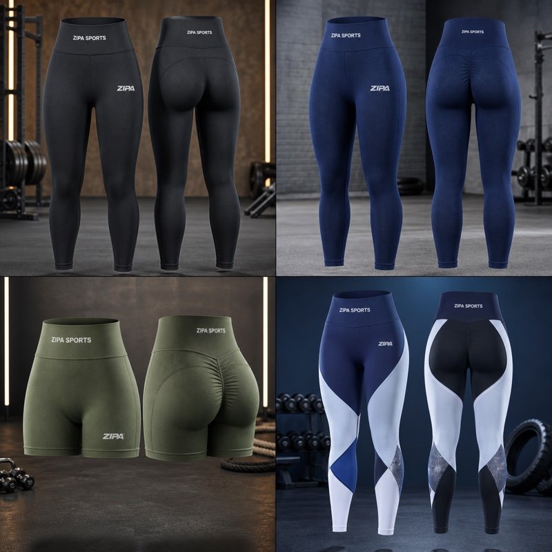 Custom scrunch bum gym shorts manufactured by ZipaSports