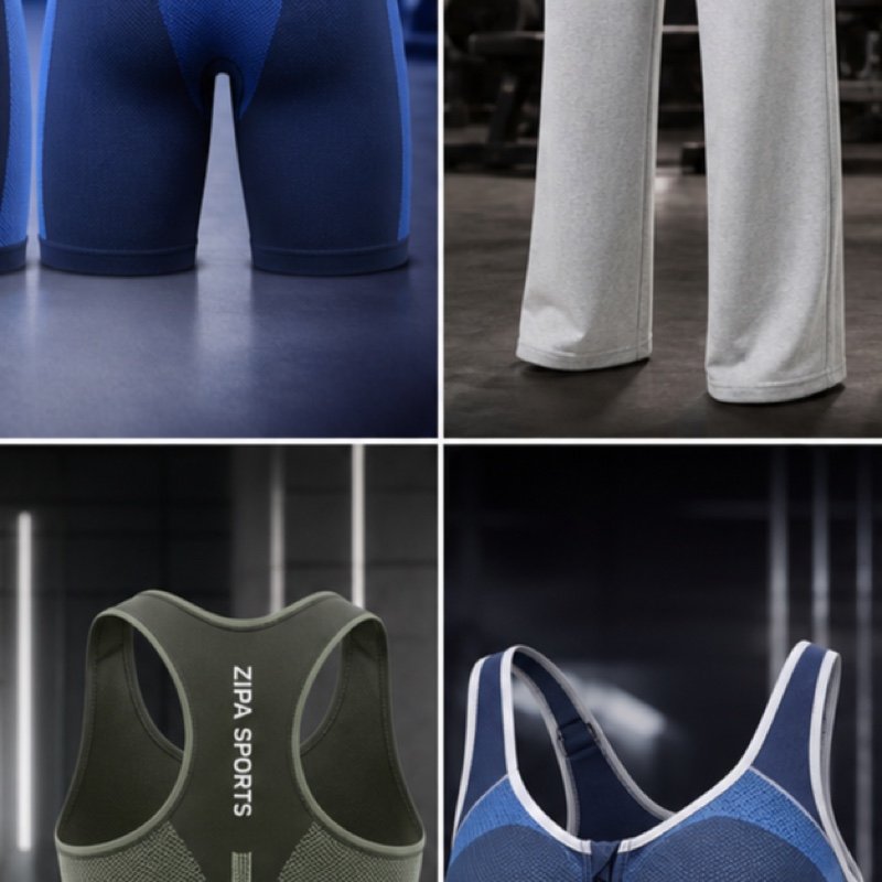 Custom 2-in-1 training shorts with compression liner manufactured by ZipaSports