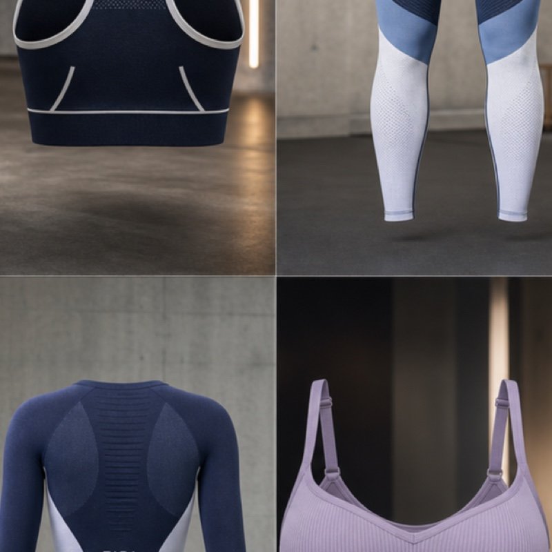Custom racerback sports bra manufactured by ZipaSports