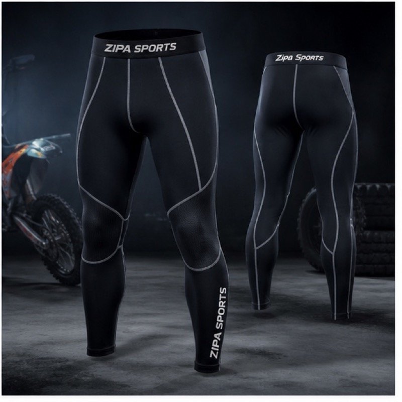 Custom enduro base layer leggings manufactured by ZipaSports