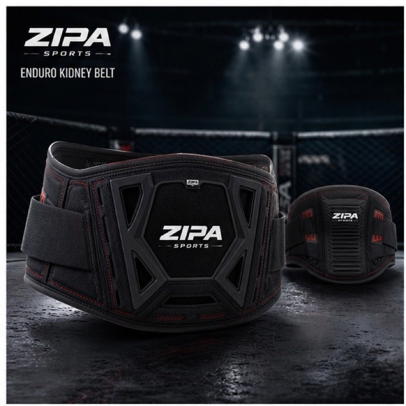 Custom enduro kidney belt manufactured by ZipaSports