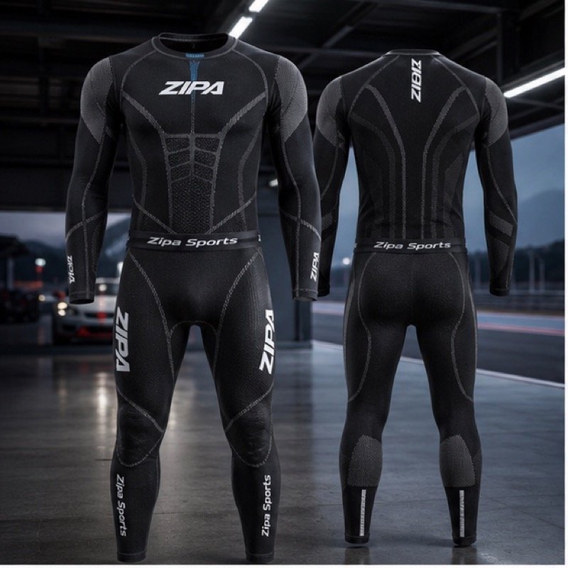 Custom motocross base layer set manufactured by ZipaSports