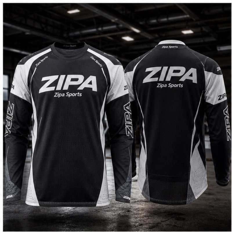 Custom motocross practice jersey manufactured by ZipaSports