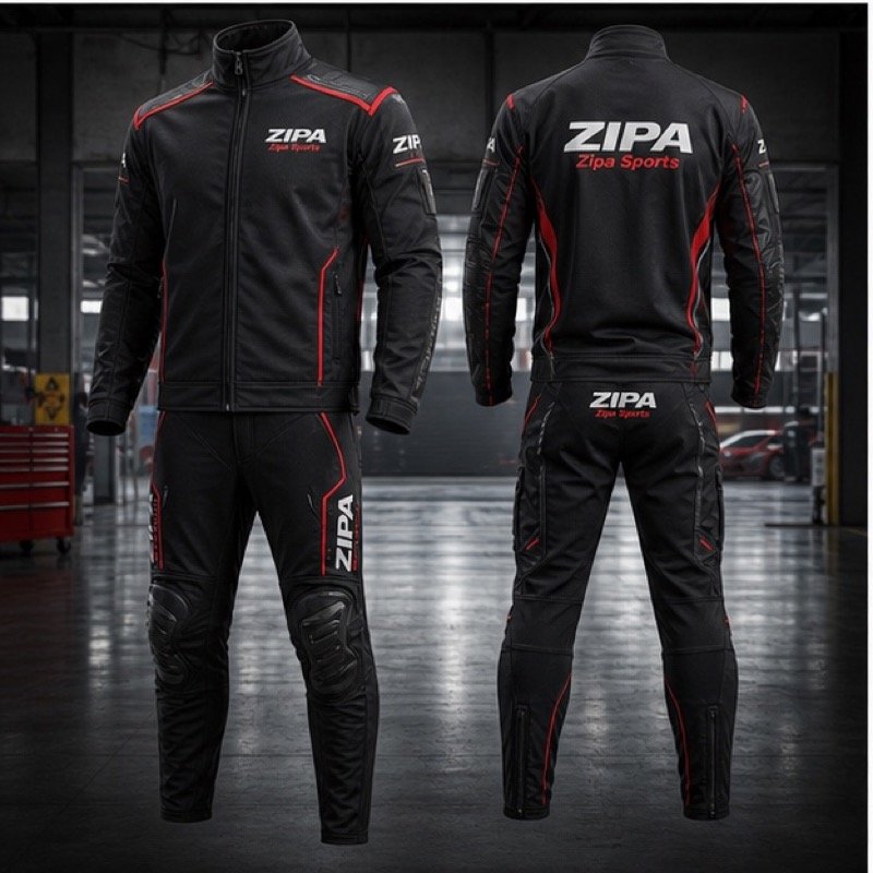Custom motocross team tracksuit manufactured by ZipaSports
