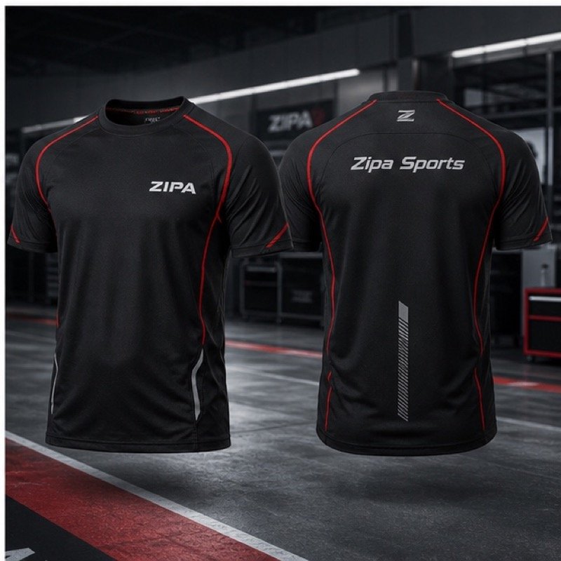 Custom pit crew t-shirt manufactured by ZipaSports