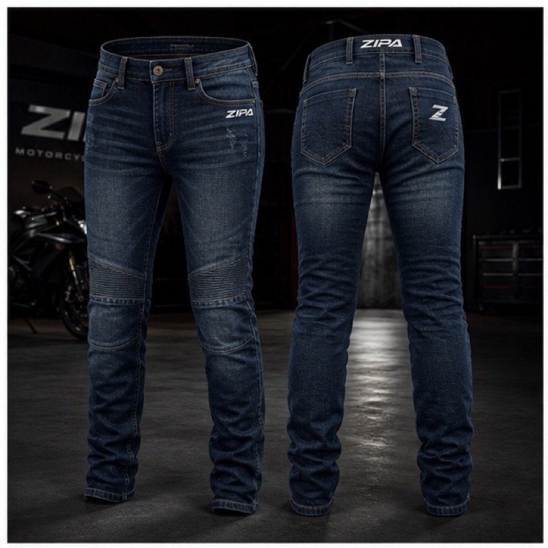 Custom womens aramid-lined riding jeans manufactured by ZipaSports