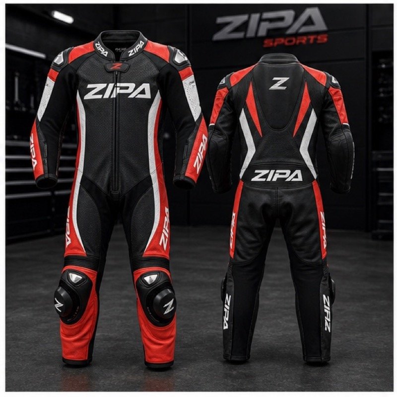 Custom junior motorcycle race suit manufactured by ZipaSports