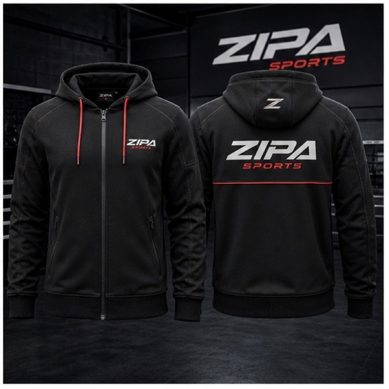 Custom road racing paddock hoodie manufactured by ZipaSports
