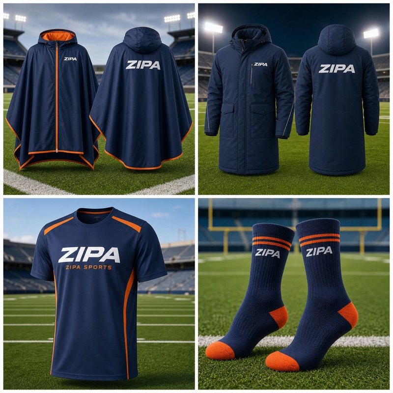 Custom American football booster supporter t-shirt manufactured by ZipaSports