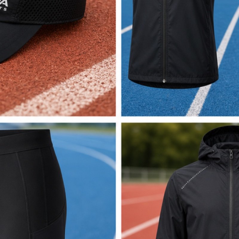 Custom lightweight running cap with reflective trim and sublimated club design manufactured by ZipaSports