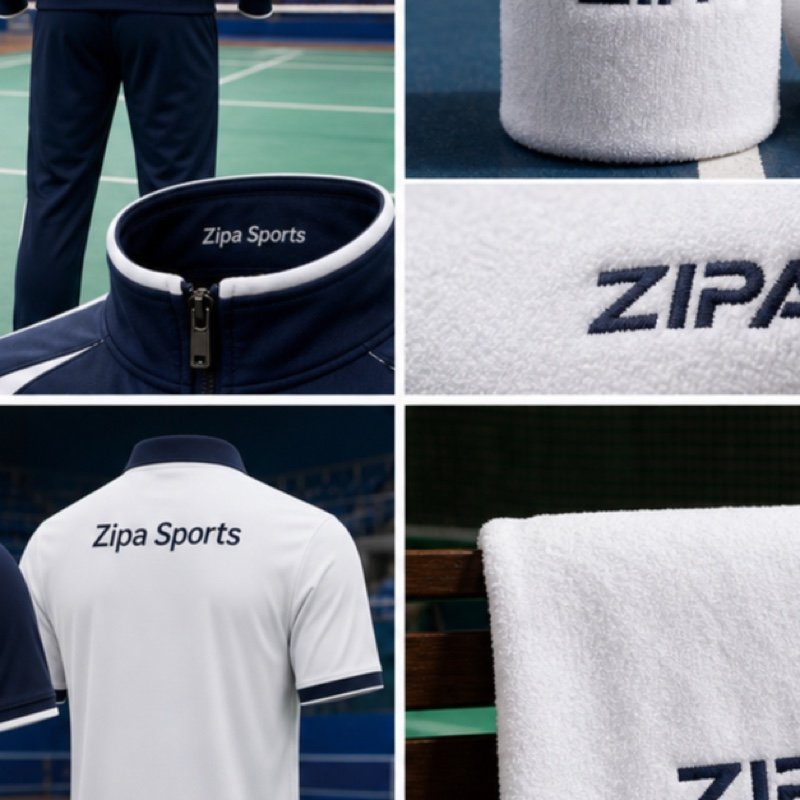 Custom badminton tracksuit manufactured by ZipaSports