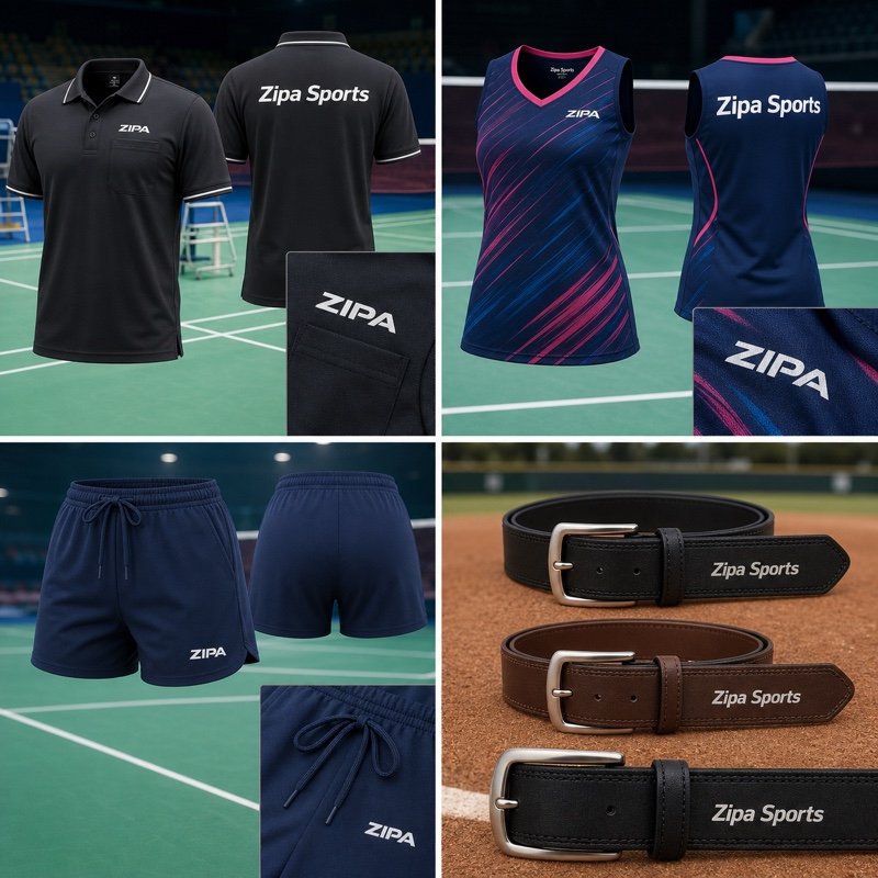 Custom women's badminton shorts manufactured by ZipaSports